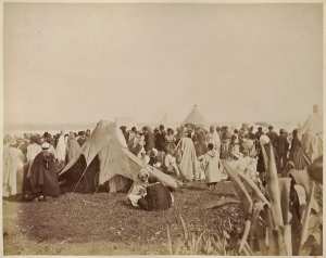 Fête nègre (faubourg d'Alger). (Photo rare)