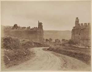 Mansourah. Enceinte intérieure (Photo rare)