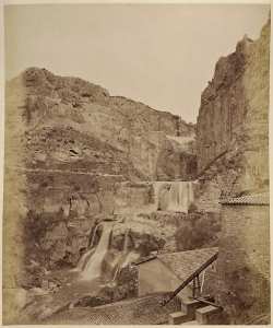 Constantine. Cascade du Rhummel (Photo rare)