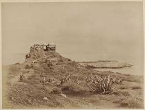 Fortin de la Pointe Pescade. (Photo rare)