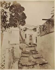 Alger. Entrée de la mosquée Sidi-Abd-er-Rhaman (Photo rare)