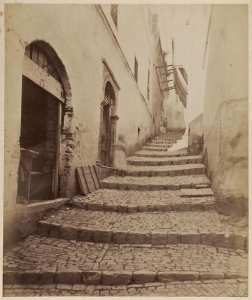 Alger. Rue de la Kasbah (Photo rare)