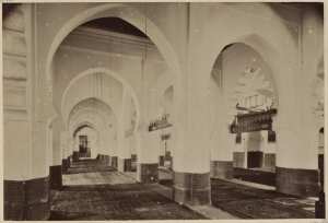 Alger. Intérieur de la mosquée el-Kébir (Photo rare)