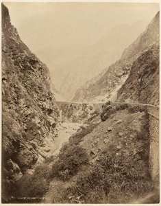 Chabet El Akra. La route (Photo rare)