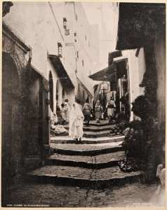 Alger. La Kasbah. Rue Kleber (Photo rare)