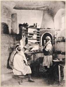 Café Maure à Alger (Photo rare)
