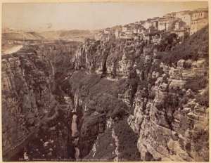 Constantine. Gorges du Rhummel. Le quartier des Tanneurs (Photo rare)