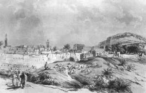 Vue de Tlemcen en 1843