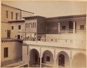 Alger. Pavillon du   Coup de l'éventail  (Photo rare)