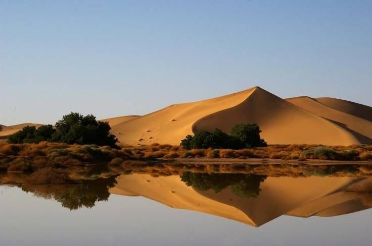 Le  #Sahara, le plus grand désert chaud du monde...!