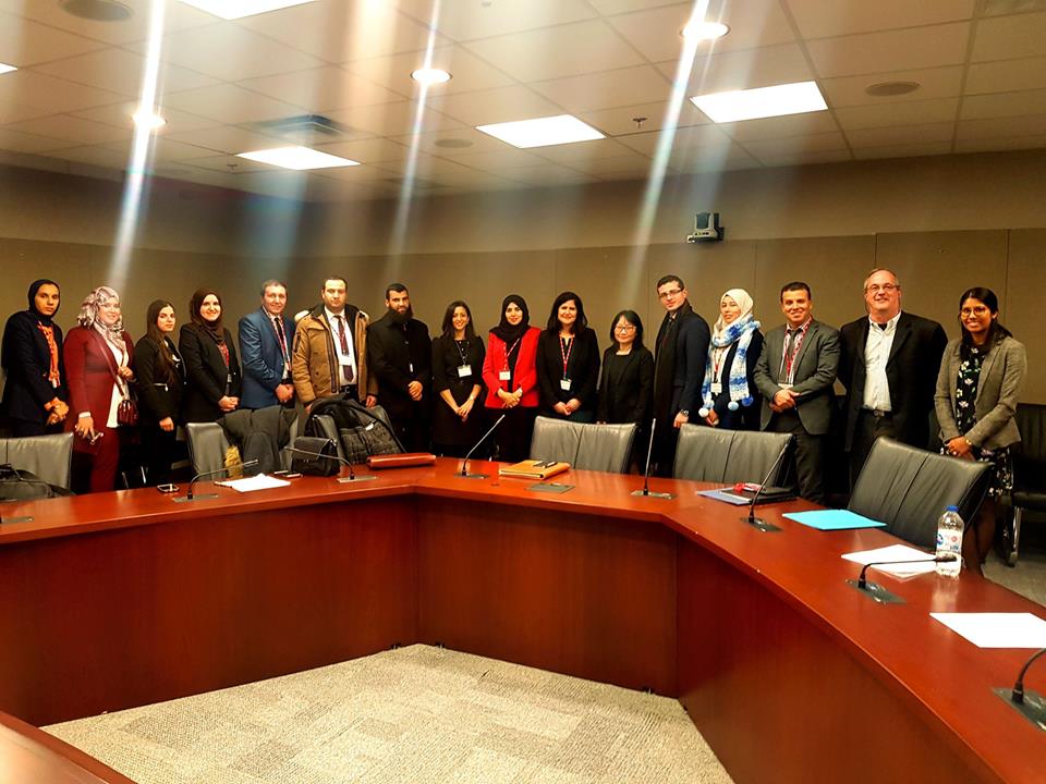 Une délégation de 10 diplômés algériens de la 47ème promotion de l’École Nationale d’Administration d’Algérie, en visite à Ottawa