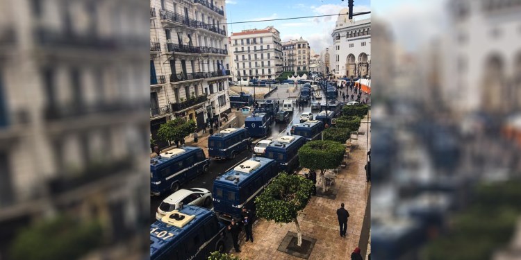 Révolte populaire : impressionnant dispositif sécuritaire pour quadriller Alger-Centre