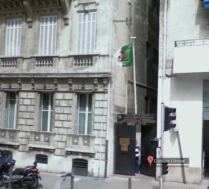 CONSULAT GÉNÉRAL D’ALGÉRIE À MARSEILLE