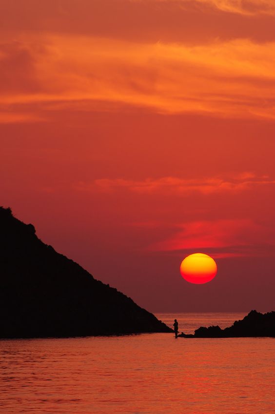 Photo prise à la plage de Sidi brahem Gouraya  - tipaza  Algérie