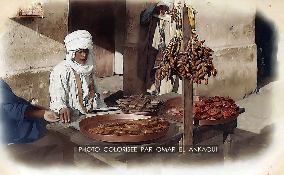 بائع الزلابية في بسكرة سنة 1900....ريحة رمضان