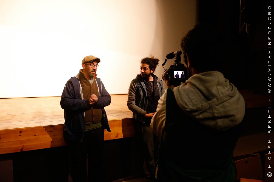 Hassane Mezine présent à la projection de son film 