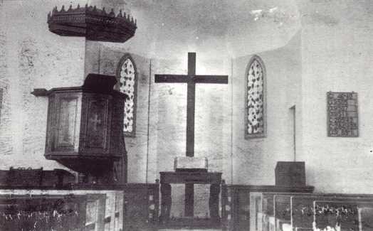 Interieur du temple protestant de Tlemcen