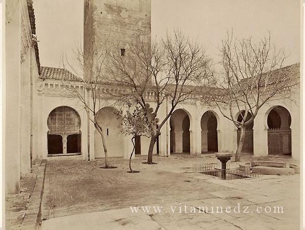 Tlemcen. Cour de la Grande mosquée