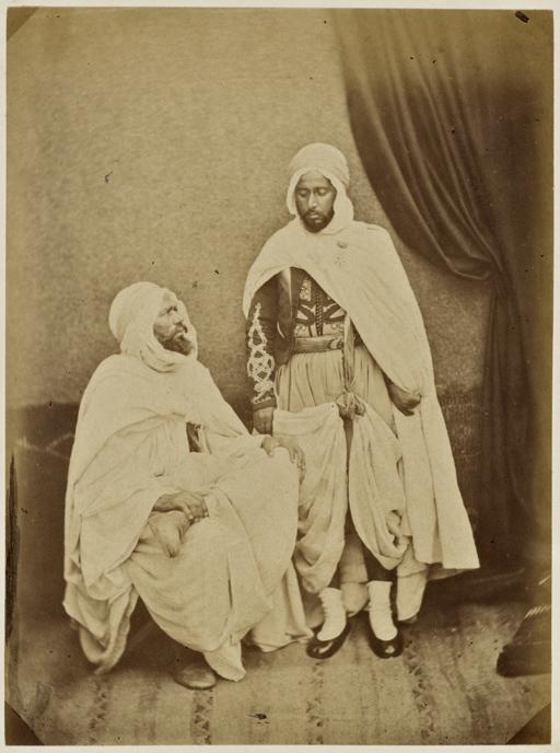 Mohammed ben Soliman, Lieutenant des spahis et kaïd des Beni-Araba. Un kaïd du cercle de Tlemcen (Photo rare)