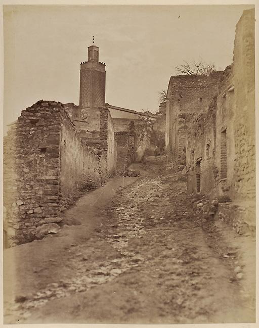 El-Eubbab. Minaret de Sidi-bou-Médine (Photo rare)