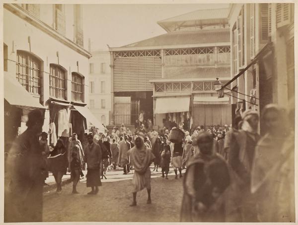 Alger. Marché juif (Photo rare)