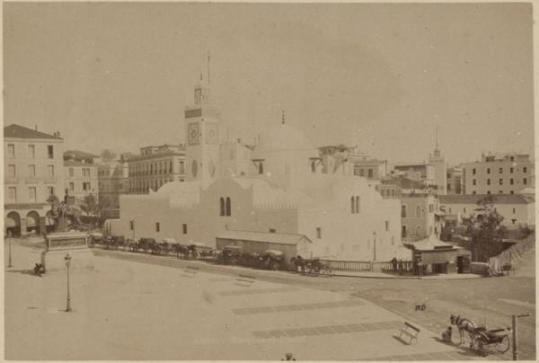 Alger. Mosquée el-Djedid. Place du gouvernement (Photo rare)
