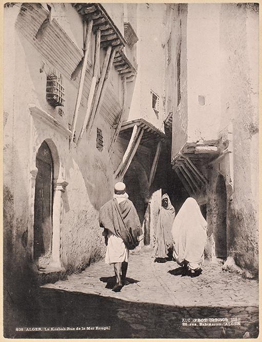 Alger. La Kasbah. Rue de la Mer Rouge (Photo rare)