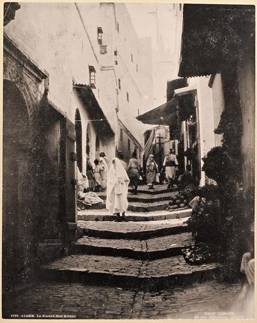 Alger. La Kasbah. Rue Kleber (Photo rare)