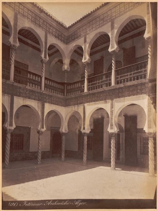 Interieur de l'Archevéché d'Alger (Photo rare)