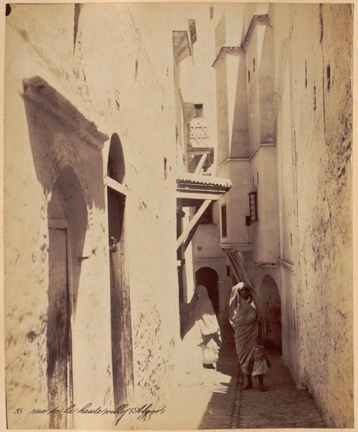 Rue de la haute ville [Alger] (Photo rare)
