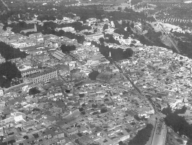 Vue aérienne de Tlemcen en 1930