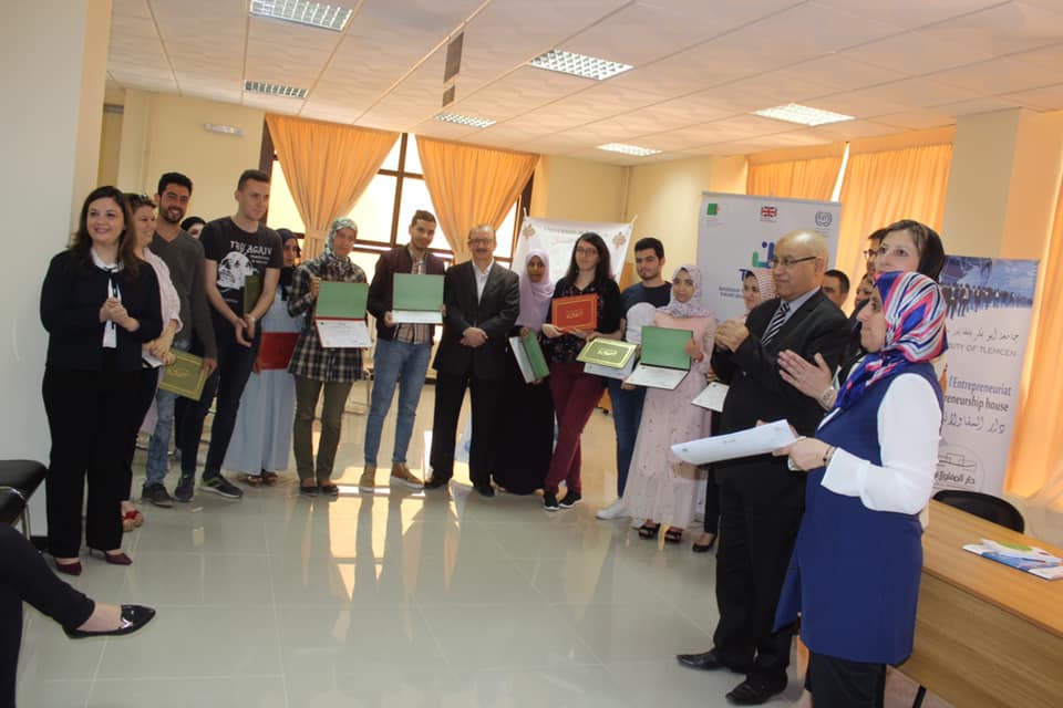 جامعة أبي بكر بلقابد تلمسان حفل تسليم شهادة تكوين