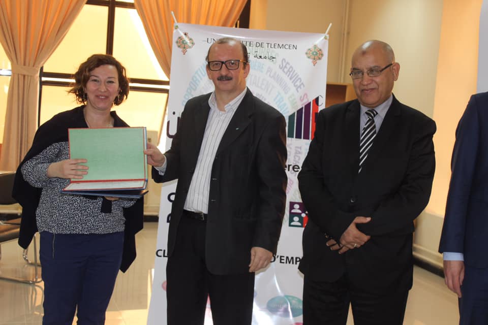 جامعة أبي بكر بلقابد تلمسان حفل تسليم شهادة تكوين