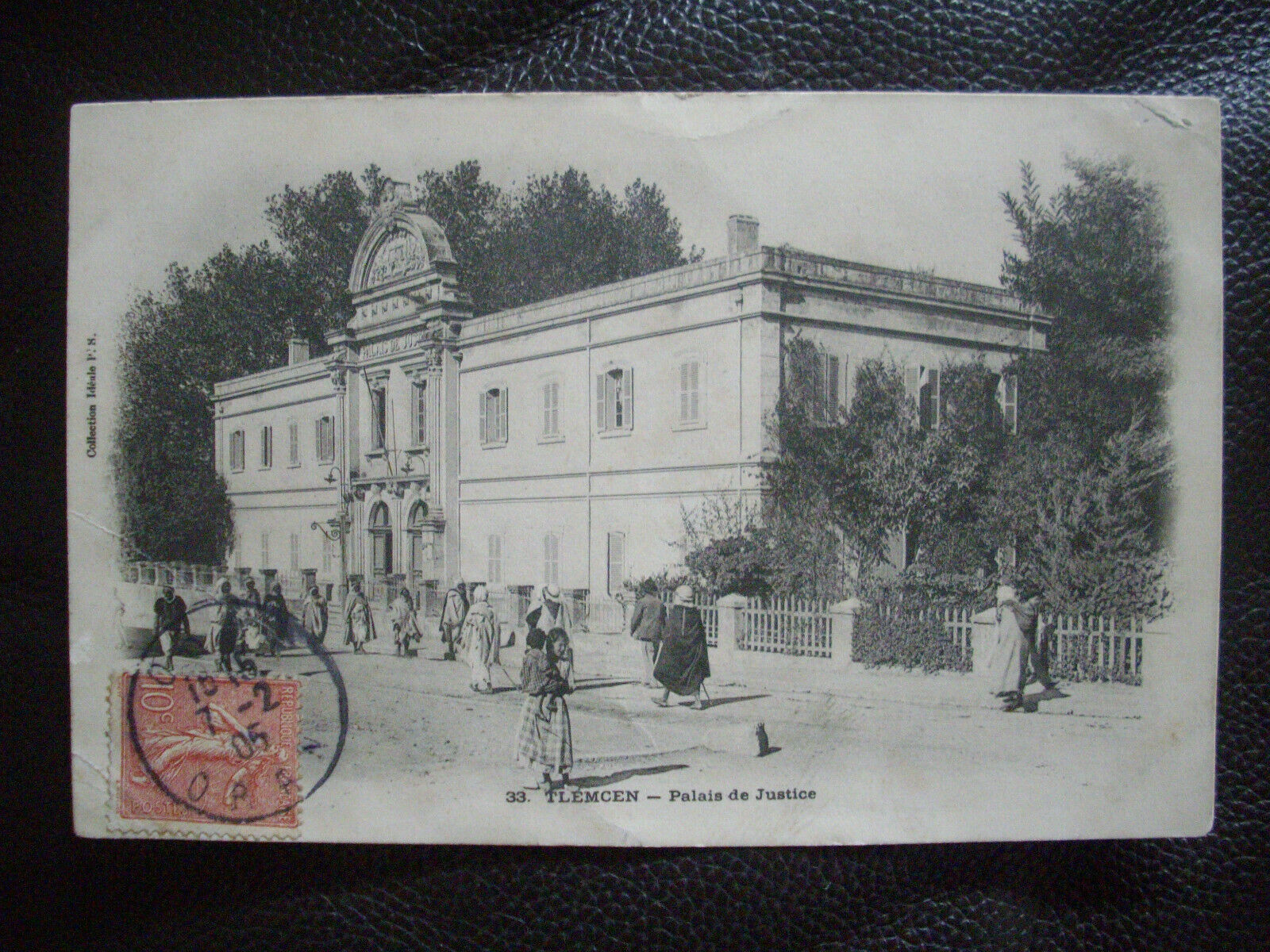 Tlemcen-Palais de justice, 1905 (Photo Rare)