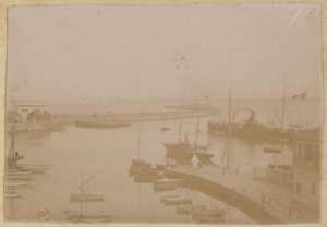 [Alger]. Le port (Photo rare)