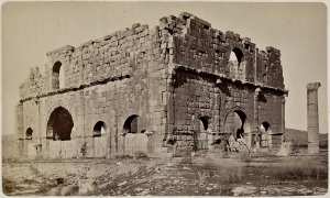 Lambessa.  [Le] pretorium (Photo rare)