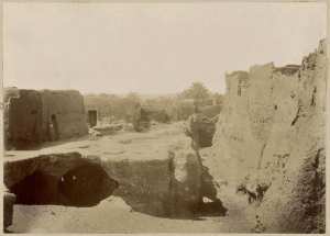 Taourirt. Rue du ksar (Photo rare)