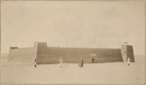 Kasbah Viau à In-Rhar (Viau sergent tué à l'assaut) (Photo rare)