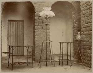 Meubles en palmier (Photo rare)