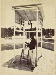 [1891]. Touggourt. (Poste météorologique) (Photo rare)