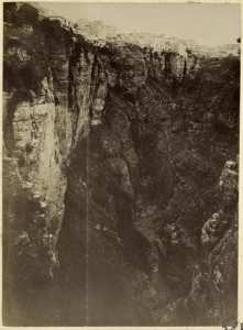 [Constantine et les gorges du Rhummel] (Photo rare)