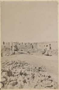 [Construction du Fort Lallemand par la colonne du capitaine Pujat] (Photo rare)