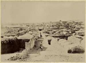 [Vue d'une ville sans doute de Touggourt] (Photo rare)