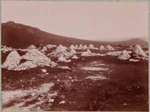 Hammam-Meskoutine. Les cônes (Photo rare)
