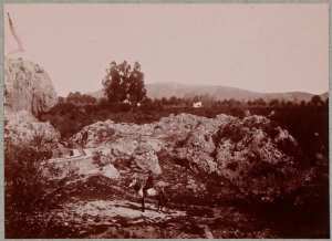 Hammam-Meskoutine. Dépôts calcaires plus importants (Photo rare)