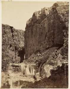 Constantine. Le ravin du Rummel (Photo rare)