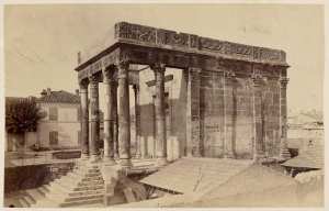 [Temple de Minerve à Tebessa] (Photo rare)