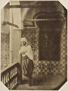Galerie du palais de Constantine. Kalfa chaouch (Photo rare)