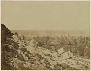 Tebessa. Vue prise du rocher (Photo rare)