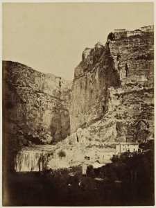 La cascade et le moulin Lavy, Constantine (Photo rare)